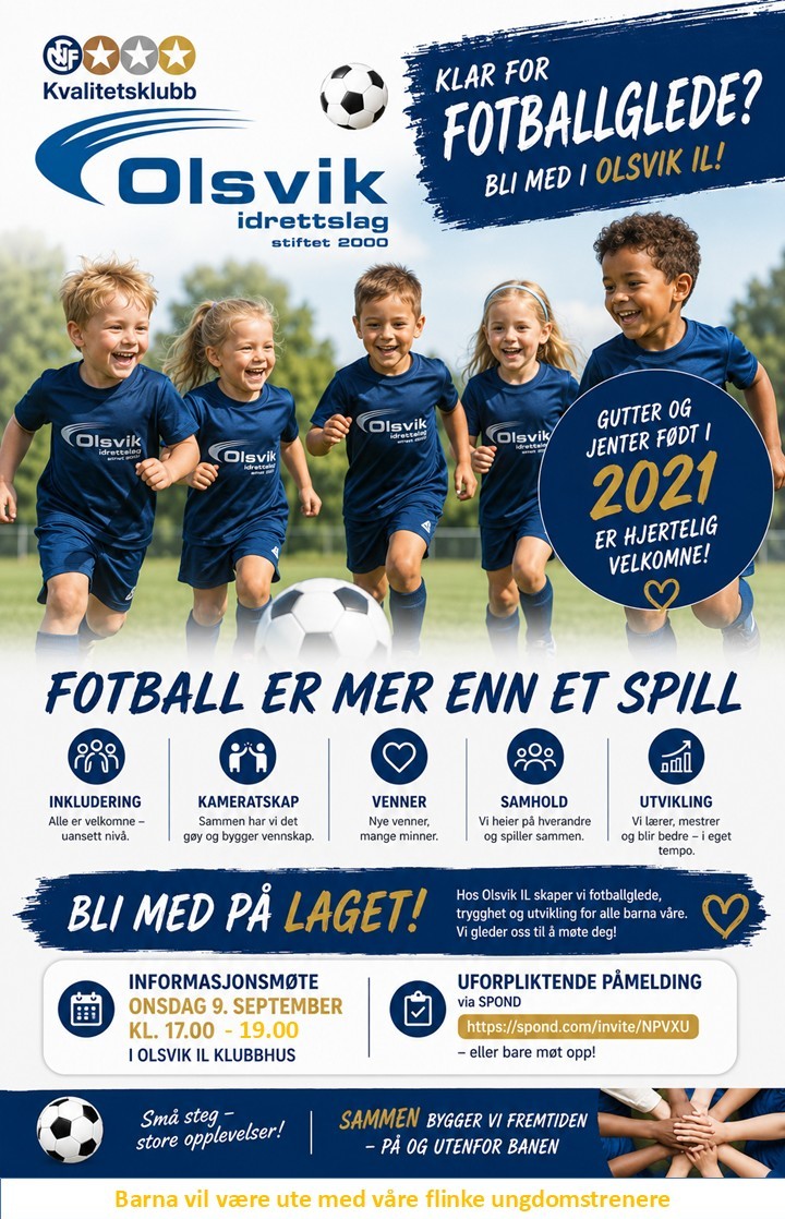 Image for Oppstartsdag for Gutter/Jenter født i 2021