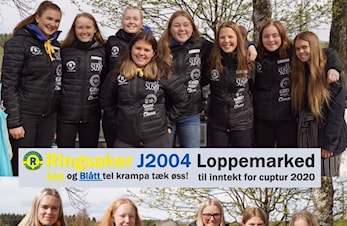 Ringsaker J2004 har arrangert loppemarked.