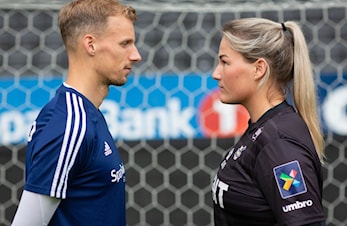 Kvinner vs menn i fotball.