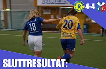 Årets første treningskamp for våre J2004.