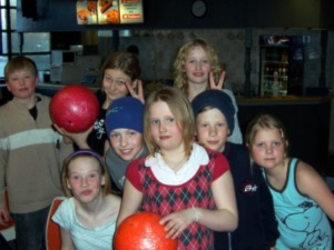 Barneidretten på bowling