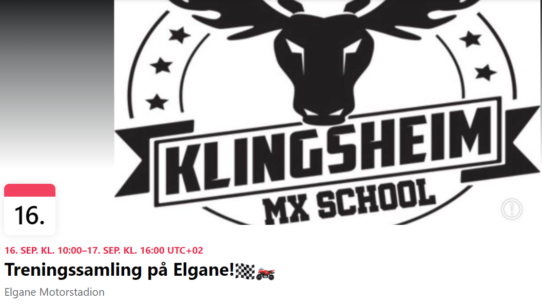 MX-bane stengt i helga pga ARR!