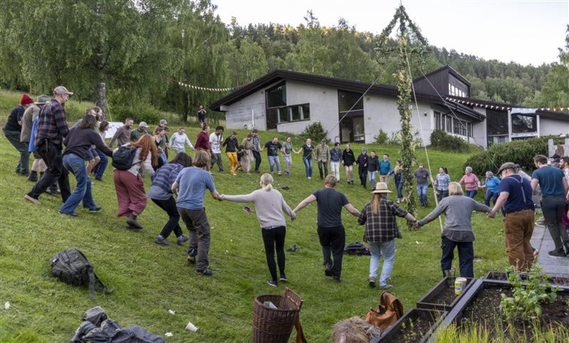 Midtsommarfeiring på Sløydfest