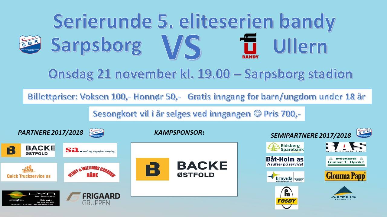 ONSDAG 21. NOVEMBER KOMMER ULLERN, KOMMER DU?