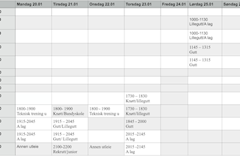 UKEPLAN FOR UKE 4