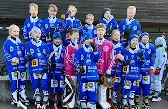 Knøttelaget på sin første cup