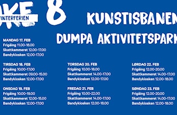 Ukeplan for høstferien (uke 8)