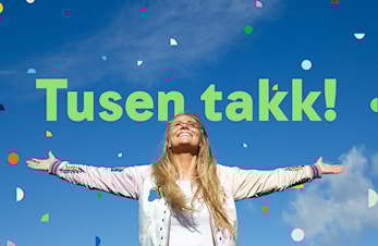 Tusen takk!