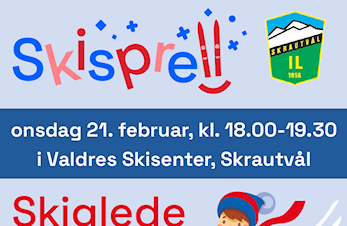 Skisprell og pølsefest onsdag 21. februar kl 18-19.30