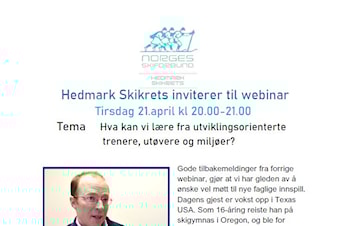 Webinar: Hva kan vi lære fra utviklingsorienterte trenere, utøvere og miljøer?