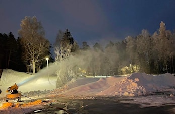 Snart snø i skileikanlegget i Ankern