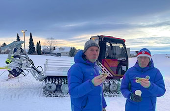 Enda bedre skiløyper i nærmiljøet - Hamar Skiklubb med innkjøp av løypemaskin sammen med Ottestad IL