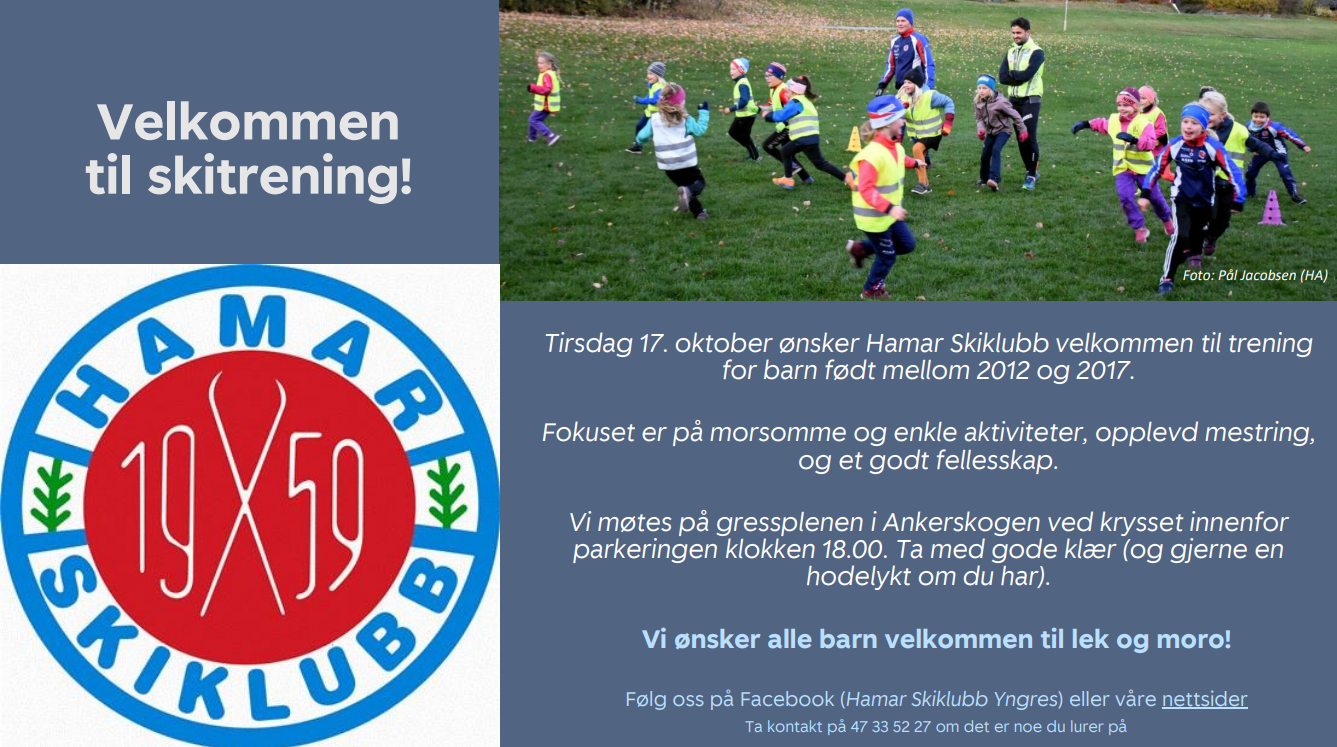 Velkommen til skitrening!