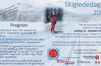 SKIGLEDEDAGEN 2023 - alle (både medlemmer og andre interesserte) er hjertelig velkomne!