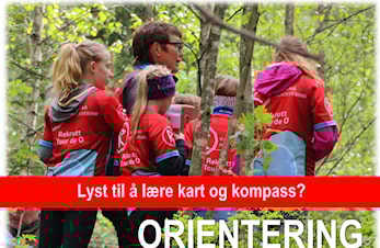 Orienteringstrening for 8-12 åringer