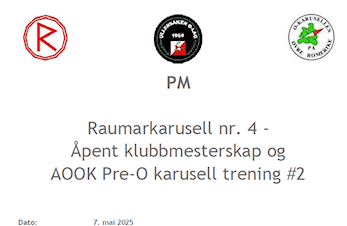 Åpent klubbmesterskap Pre-O Sprint