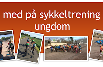 Bli med på sykkeltrening for ungdom