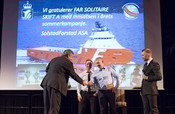 Premieutdelingen under Sjøsikkerhetskonferansen