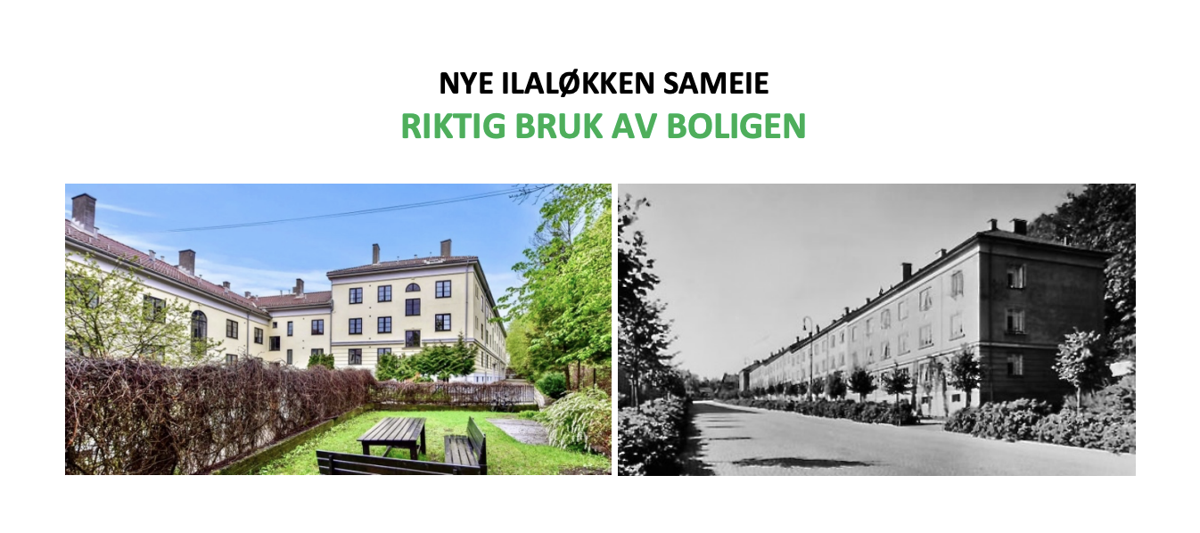 Riktig bruk av boligen