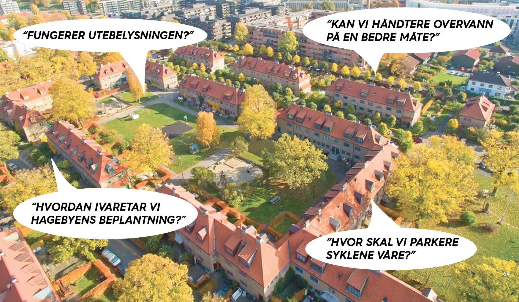 Presentasjon av helhetsplan for fellesområdene