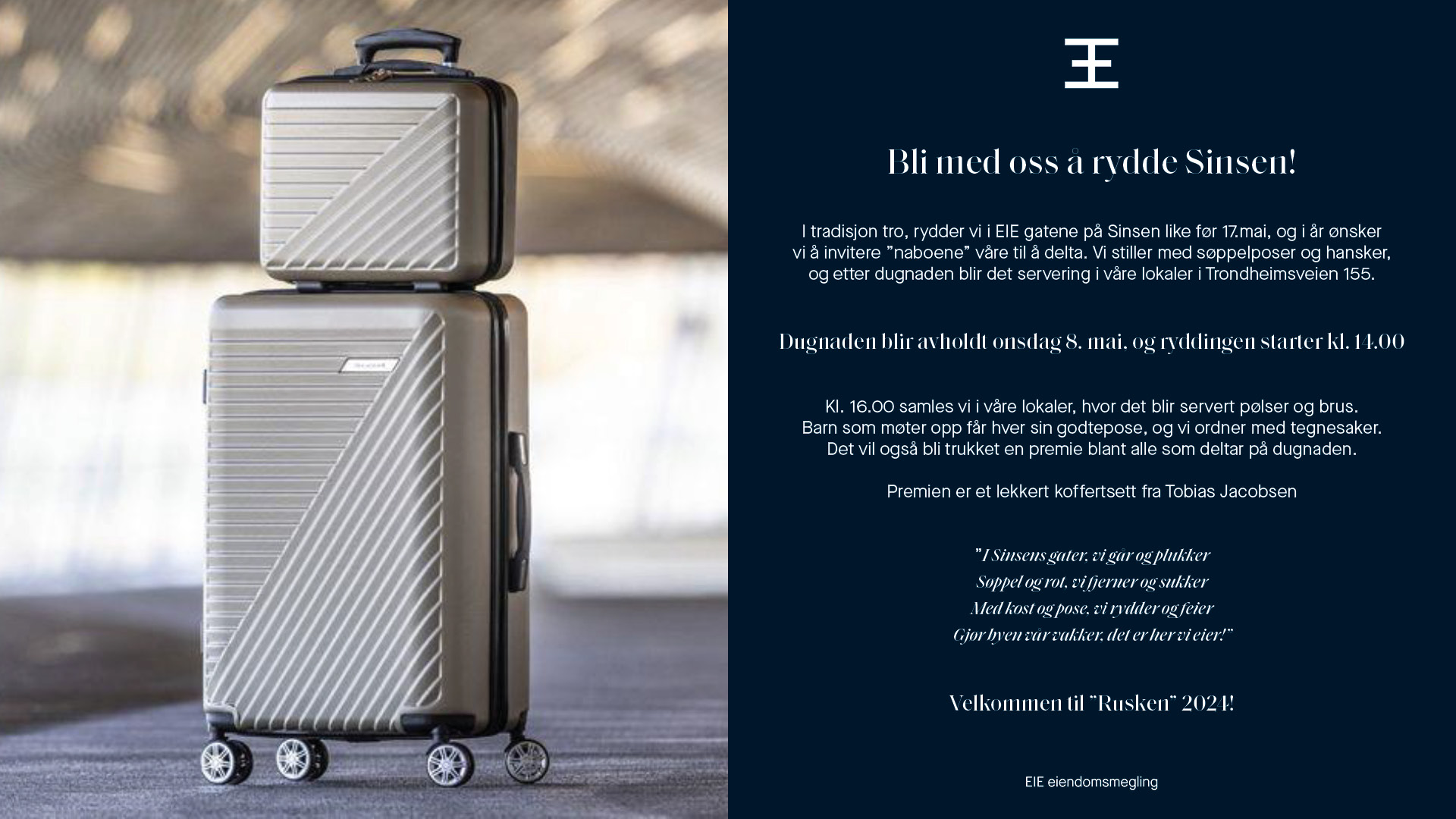 Dugnad 08.mai kl. 1400 