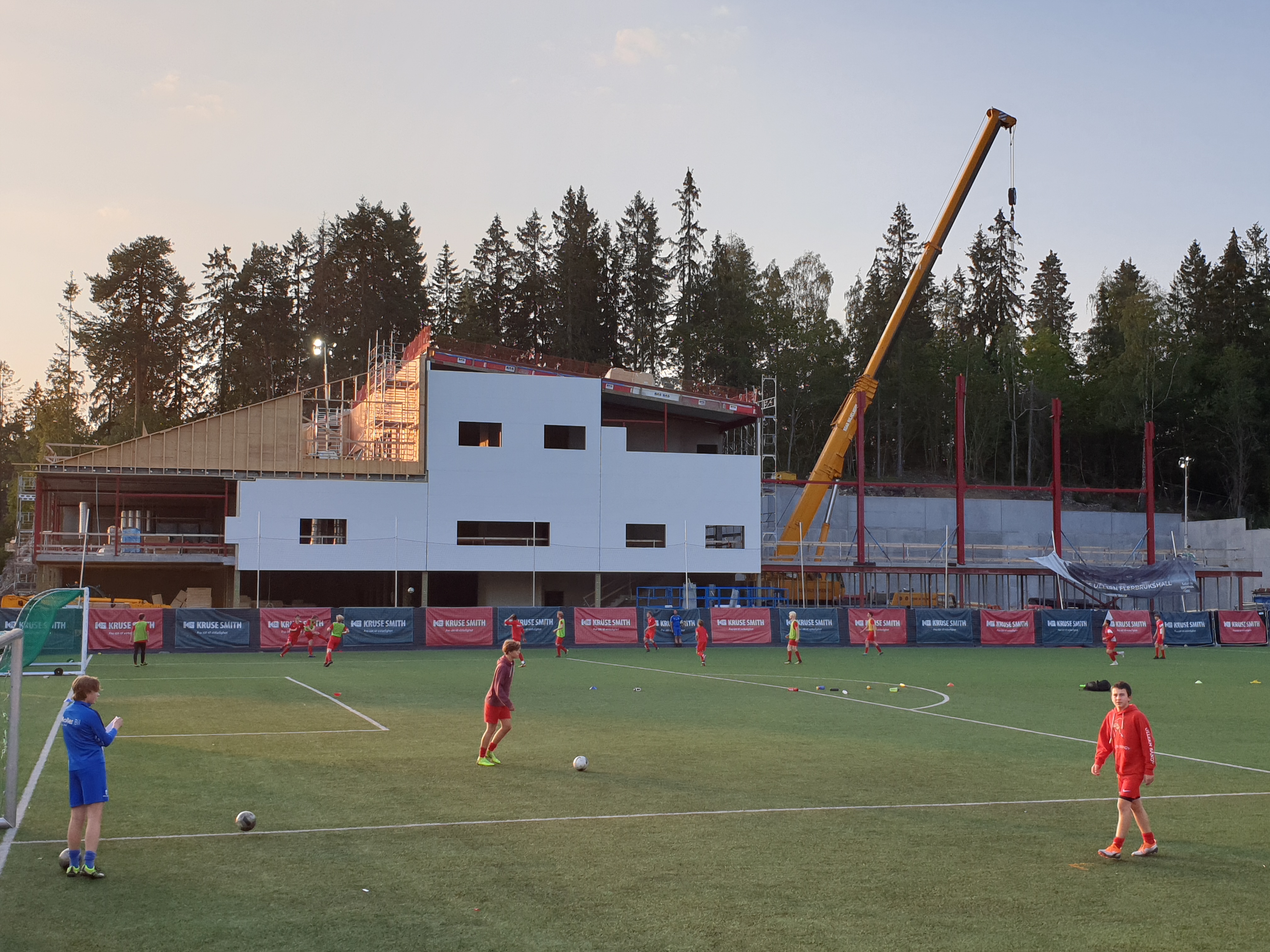 Bygningskroppen tar form