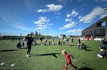 Gratis søndagsfotball for barn opp til 5 år