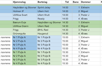 Uke 38 - 1.div vs Oppsal torsdag
