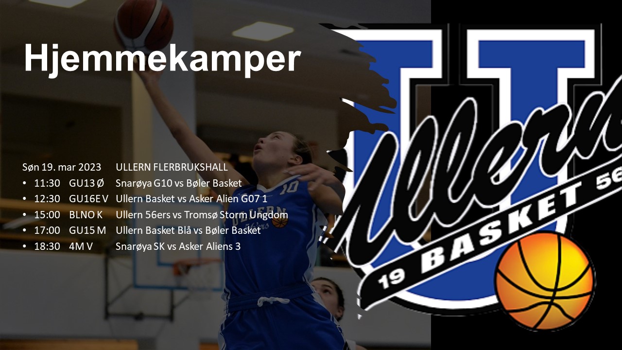 Hjemmekamper 19. mars