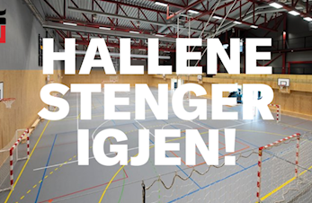 Hallen stenger igjen!