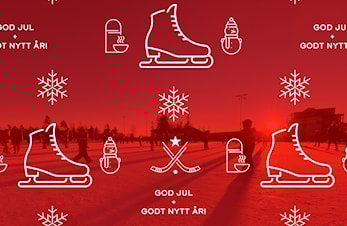 Velkommen på skøyter i julen