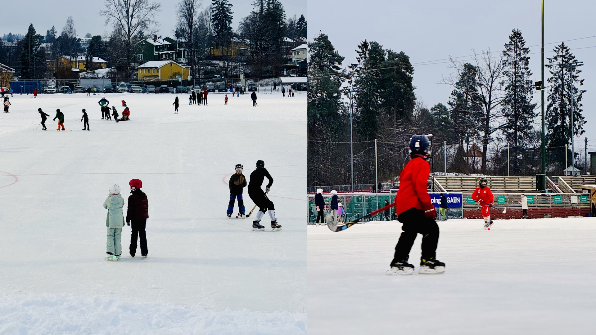 Isen er på plass - velkommen på skøyter