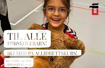 Ullern lager Allidrettskurs for førskolebarna!