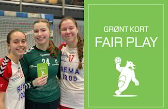 Det grønne kortet belønner fair play på håndballbanen