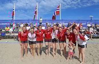 Ullerns Kvinner Senior ble Norgesmestere i Beachhåndball 2022!