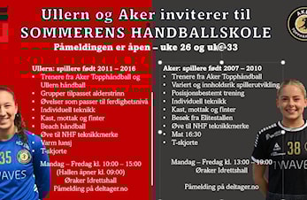 Håndballskolen i skoleferien er åpen for påmelding!