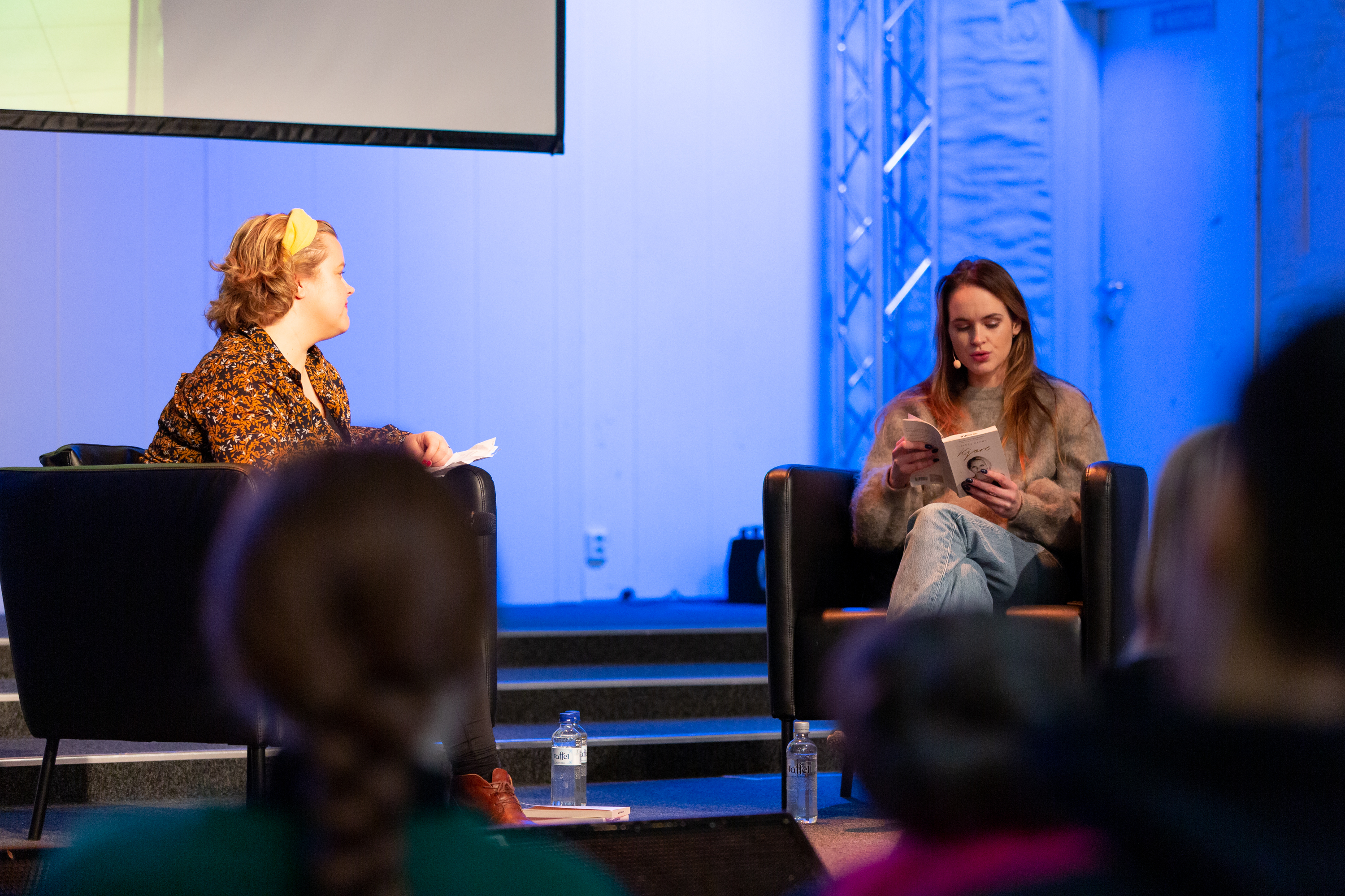 Flott forfatterbesøk til Danielsen vgs i Bergen