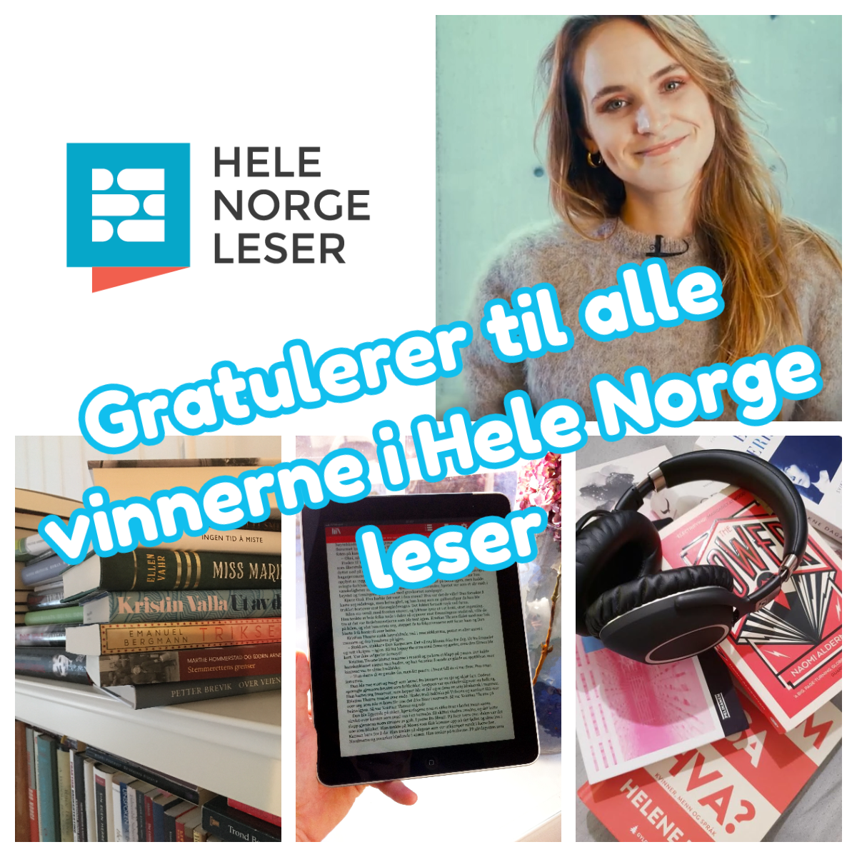 Gratulerer til alle vinnerne i Hele Norge leser!