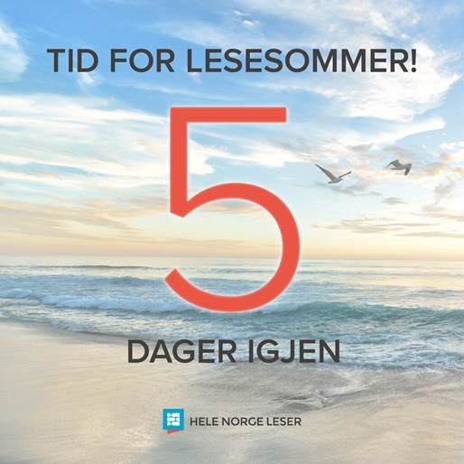 5 dager til lesesommeren starter!