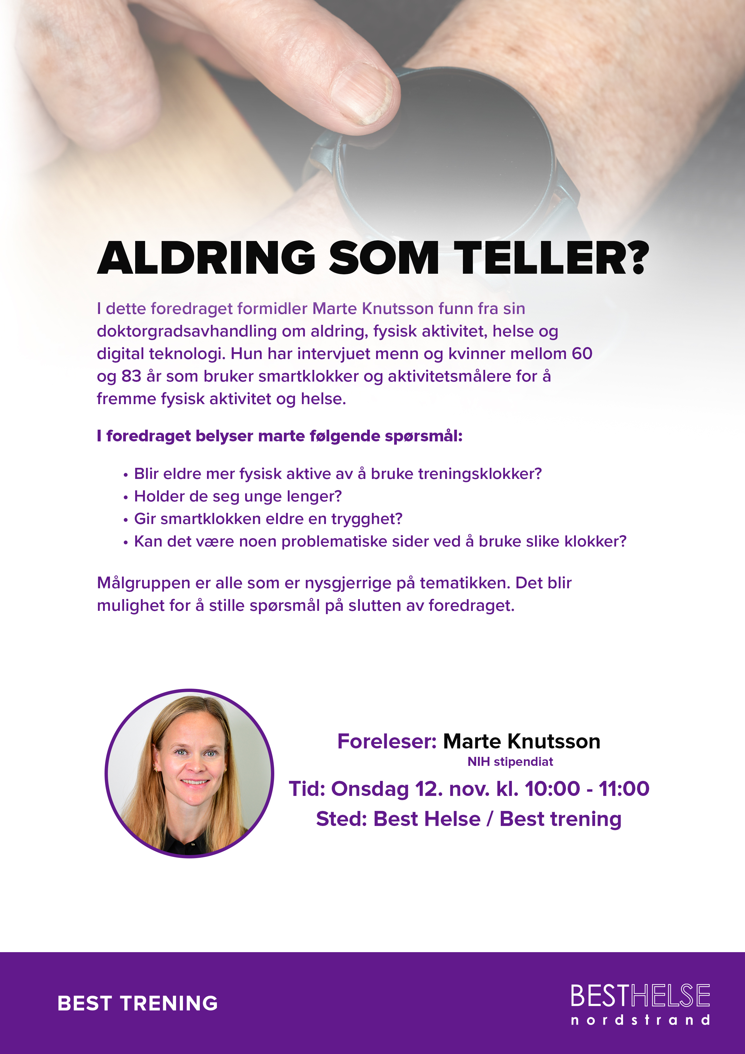 Aldring som teller?