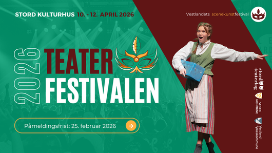 Image for Teaterfestivalen på Stord 10. - 12. April 2026