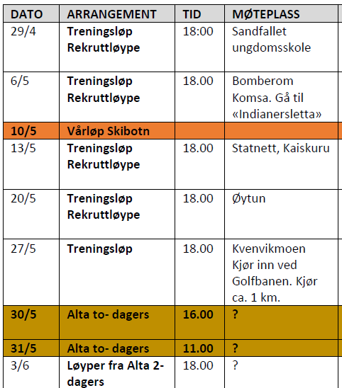 Image for Terminliste 2026