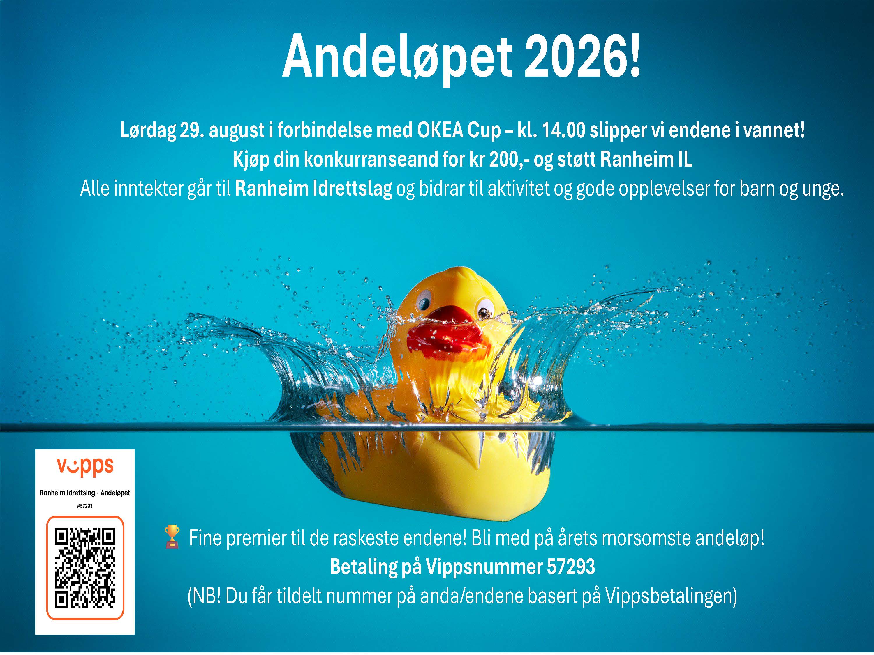 Image for Det store andeløpet 2026 29.08.2026 kl. 14.00
