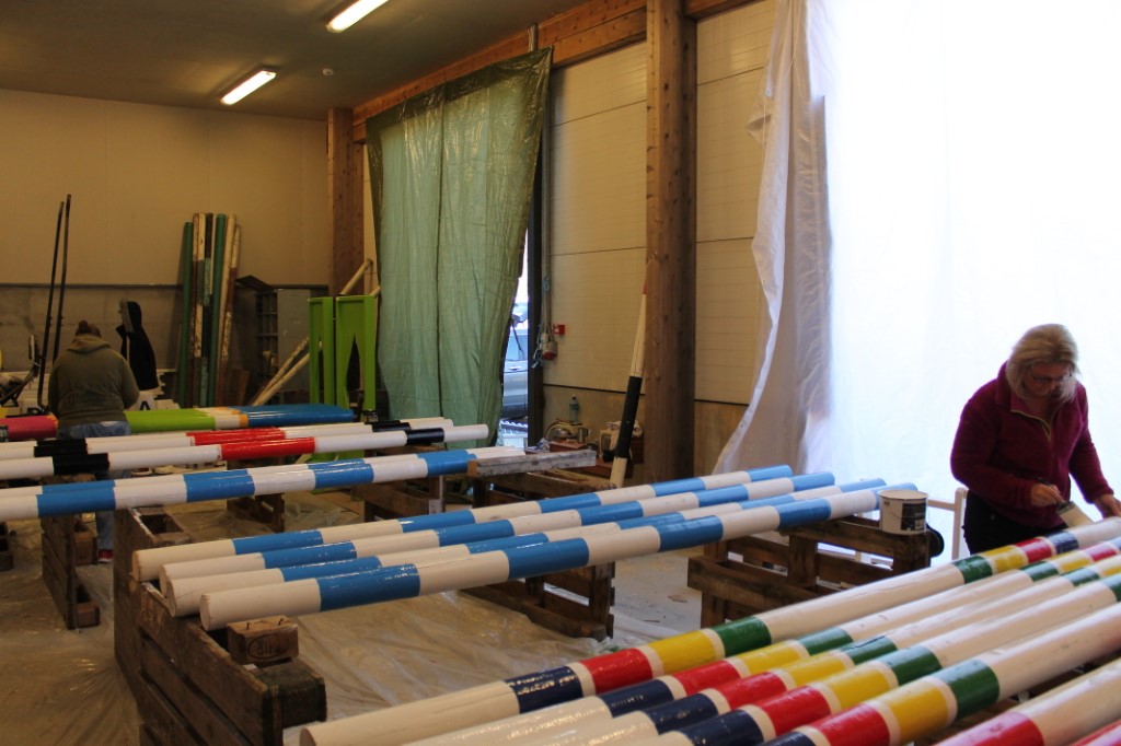 Maledugnad på hindermateriell