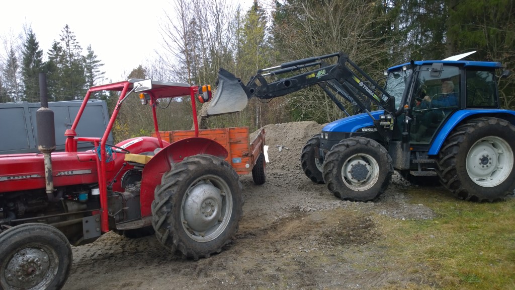 Dugnad i lysløypa oktober 2015