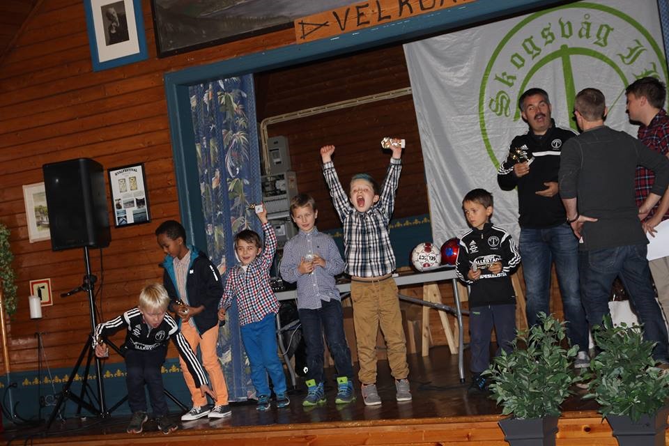 Fotballavslutning for barnefotballen 2014