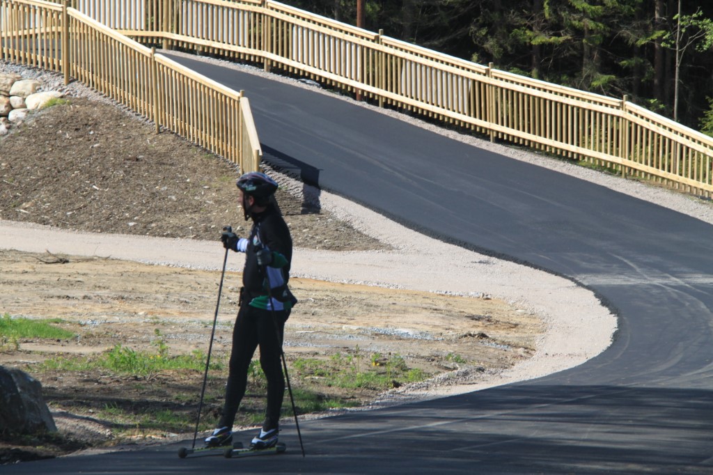 1. Ordinære rulleskitrening i Tistedalen Skianlegg 31.mai 2015