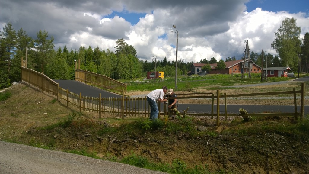 Arbeid i Skianlegget sommer høst 2015