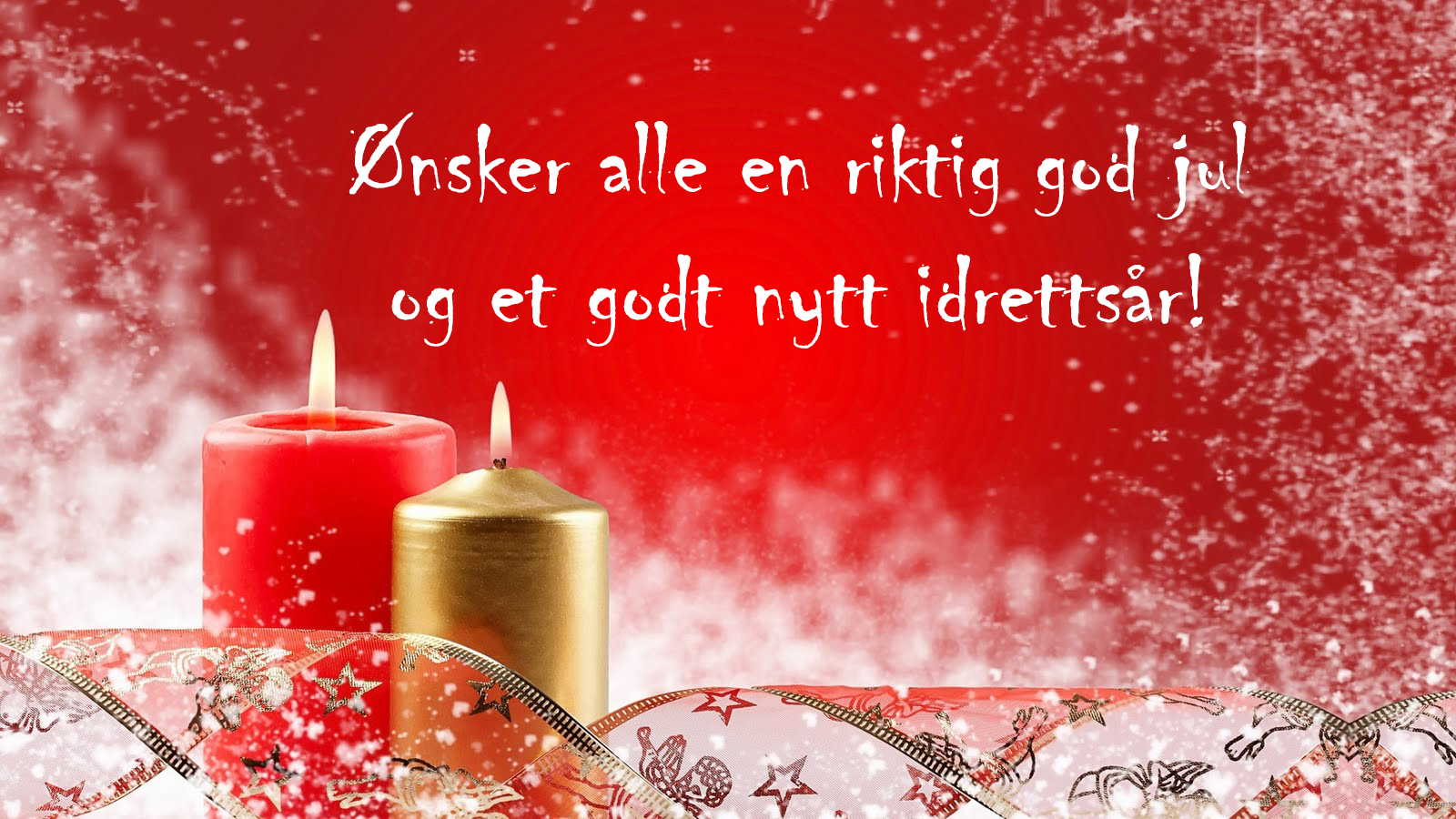 God jul og godt nytt idrettsår