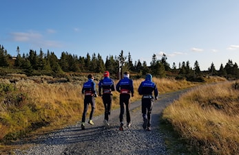 Juniorene på høstsamling på Sjusjøen☀️